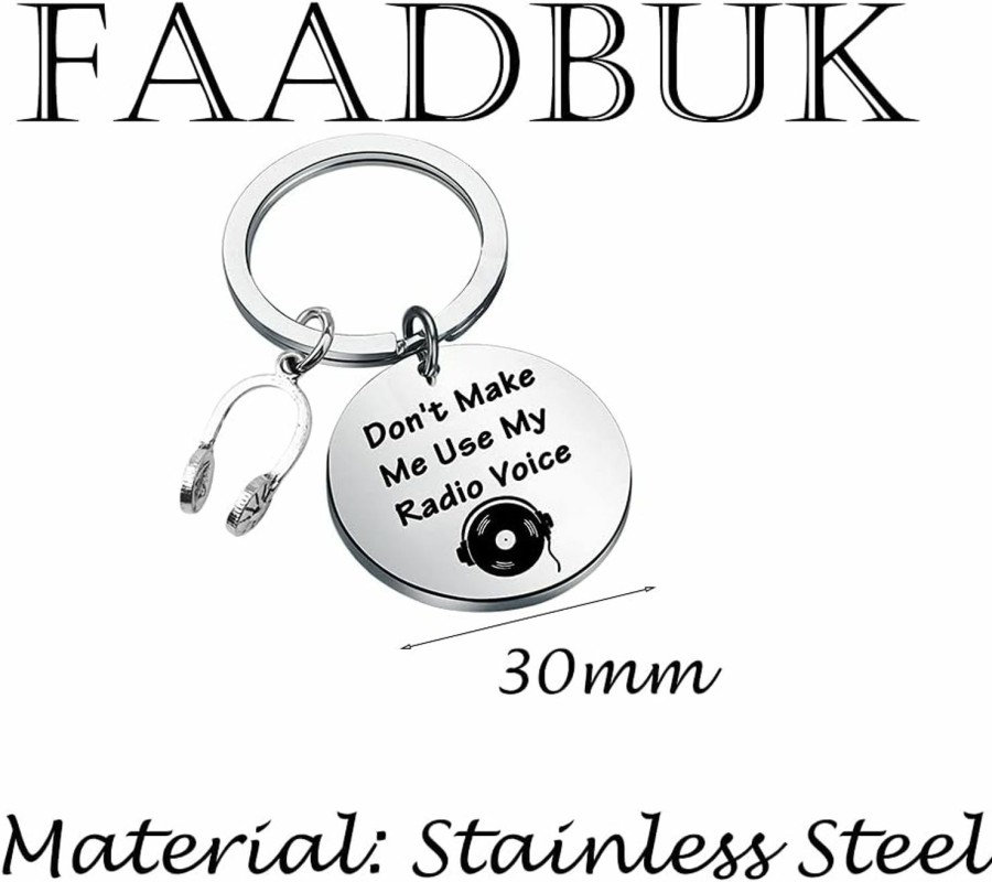 Best FAADBUK Faadbuk Funny Radio Dj Gift Radio Host Gift Don'T Make Me Use My Radio Voice Gift For Radio Operators