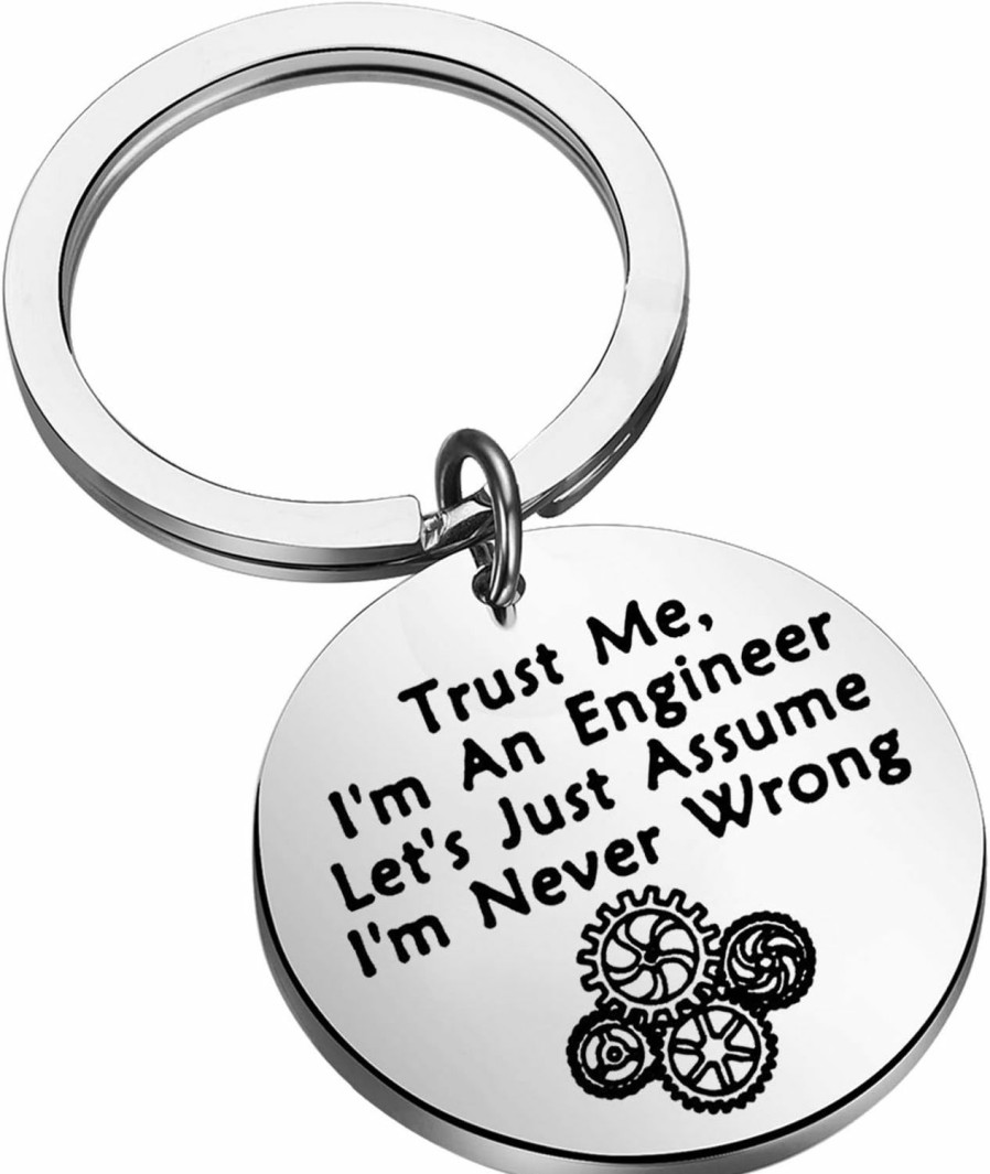 Best LQRI Lqri Funny Engineer Gift Engineering Gift Trust Me I'M An Engineer Keychain Graduation Gift