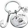 Clearance ENSIANTH Ensianth Moana Inspired Gift The Hair The Bod You'Re Welcome Moana Keychain Hawaiian Gift