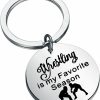 Wholesale bobauna Bobauna Werstling Keychain Wrestler Gift Wrestling Is My Favorite Season Wrestling Gift