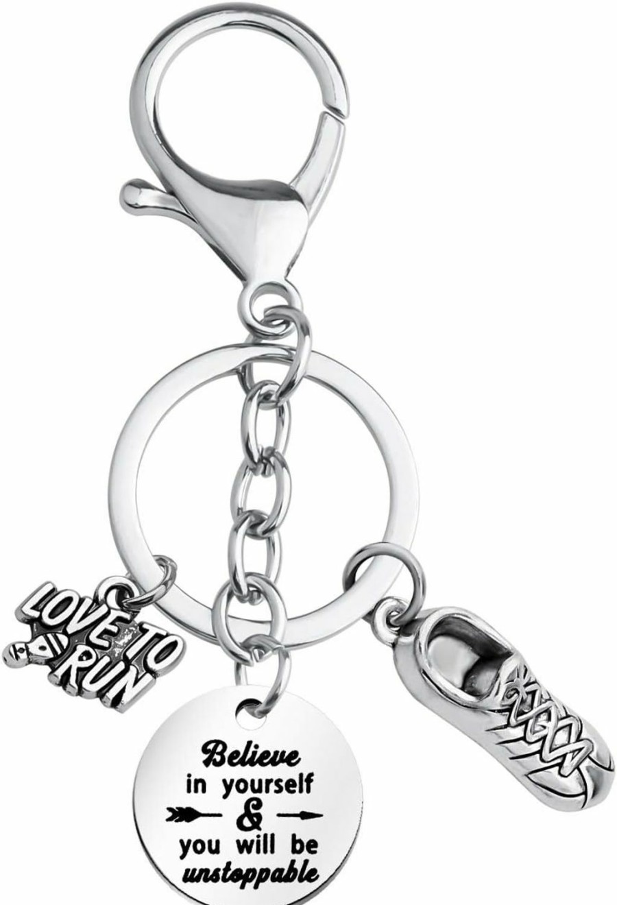 Best FUSTMW Fustmw Runner Gifts Marathon Gift Runner Keychain Marathon Jewelry Running Gifts