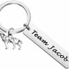 Online PLITI Pliti Wolf Charm Keychain Team Jacob Fans Jewelry Wolf Lover Gifts Tv Show Inspirational Gifts For Family Friend