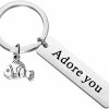 Online ENSIANTH Ensianth Tv Show Inspired Gift Adore You Movie Fans Gift Friendship Jewelry Couple Keychain