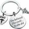 Best ENSIANTH Ensianth Dms Gift Diagnostic Medical Sonographer Keychain Dms Graduation Gift