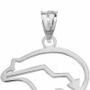 Wholesale Claddagh Gold Animal Kingdom Fine Sterling Silver Heartbeat Lifeline Zuni Bear Charm Pendant