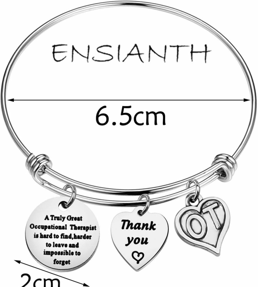 Best ENSIANTH Ensianth Occupational Therapist Gift Ot Keychain A Truly Great Occupational Therapist Keychin Therapist Appreciation Gift