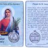 Hot Lumen Mundi Healing Saints Card With Medal St. Lucy