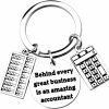 Best FOTAP Futop Accountant Gifts Behind Every Great Business Is An Amazing Accountant Keychain Accountant Graduation Gift Cpa Keychain