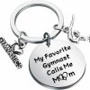 New LQRI Lqri Gymnastics Mom Gift Gymnastics Keychain My Favorite Gymnast Calls Me Mom Keychain