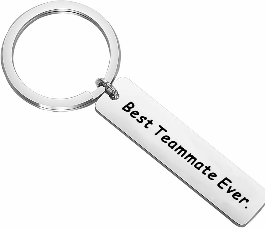 Best FEELMEM Feelmem Teammate Gift Team Player Gift Sports Gifts Best Teammate Ever Keychain