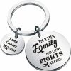 Hot FUSTMW Lung Cancer Awareness Gifts Lung Cancer Keychain Survivors Gifts Inspirational Lung Cancer Support Gifts Nobody Fights Alone