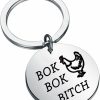 Hot ENSIANTH Ensianth Funny Chicken Keychain Chicken Lover Gift Bok Bok Bitch Crazy Rich Asians Inspired Gift For Friend