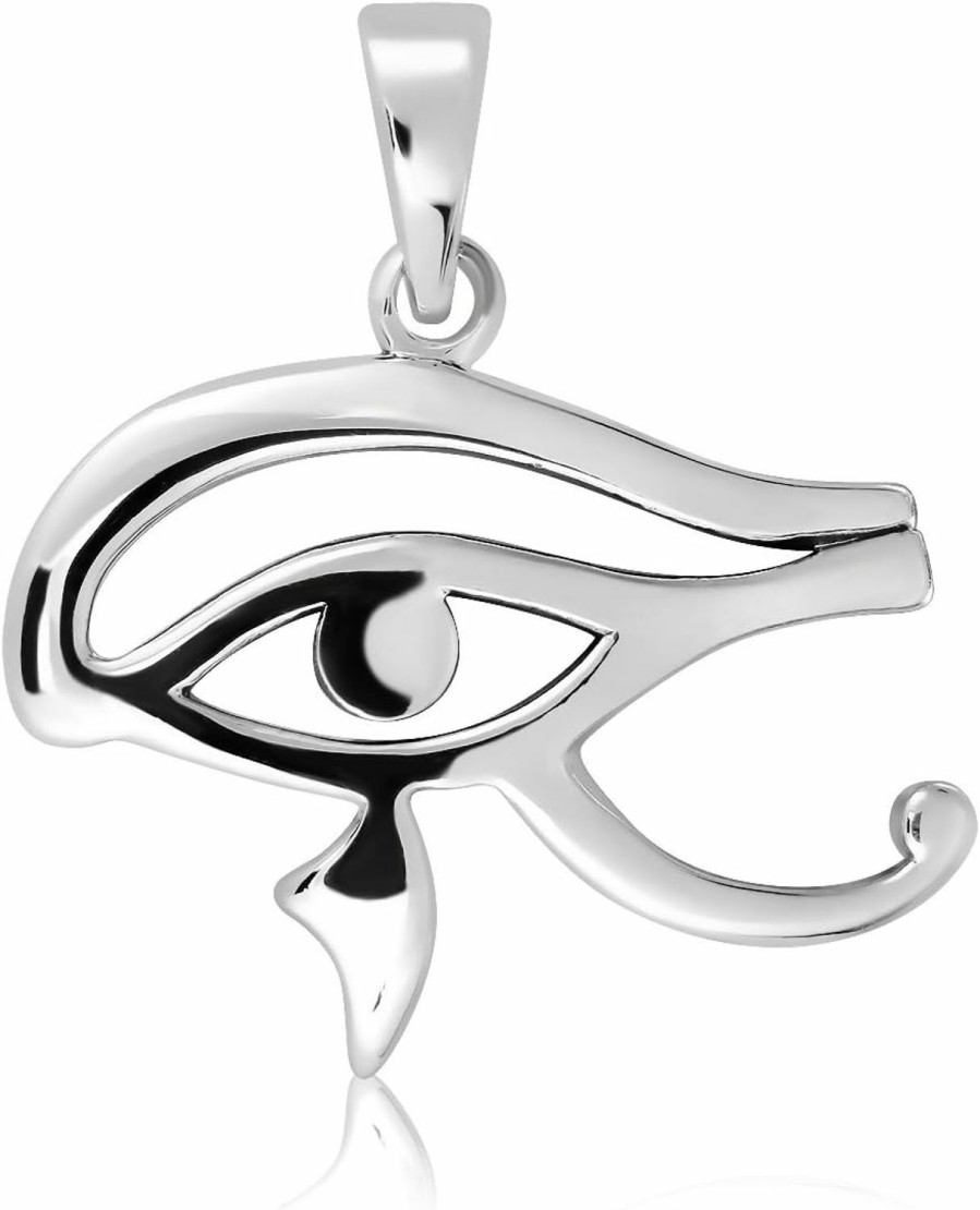 Wholesale W | S WITHLOVE SILVER Withlovesilver 925 Sterling Silver Ancient Egyptian Eye Of Horus Symbol Of Protection Pendant