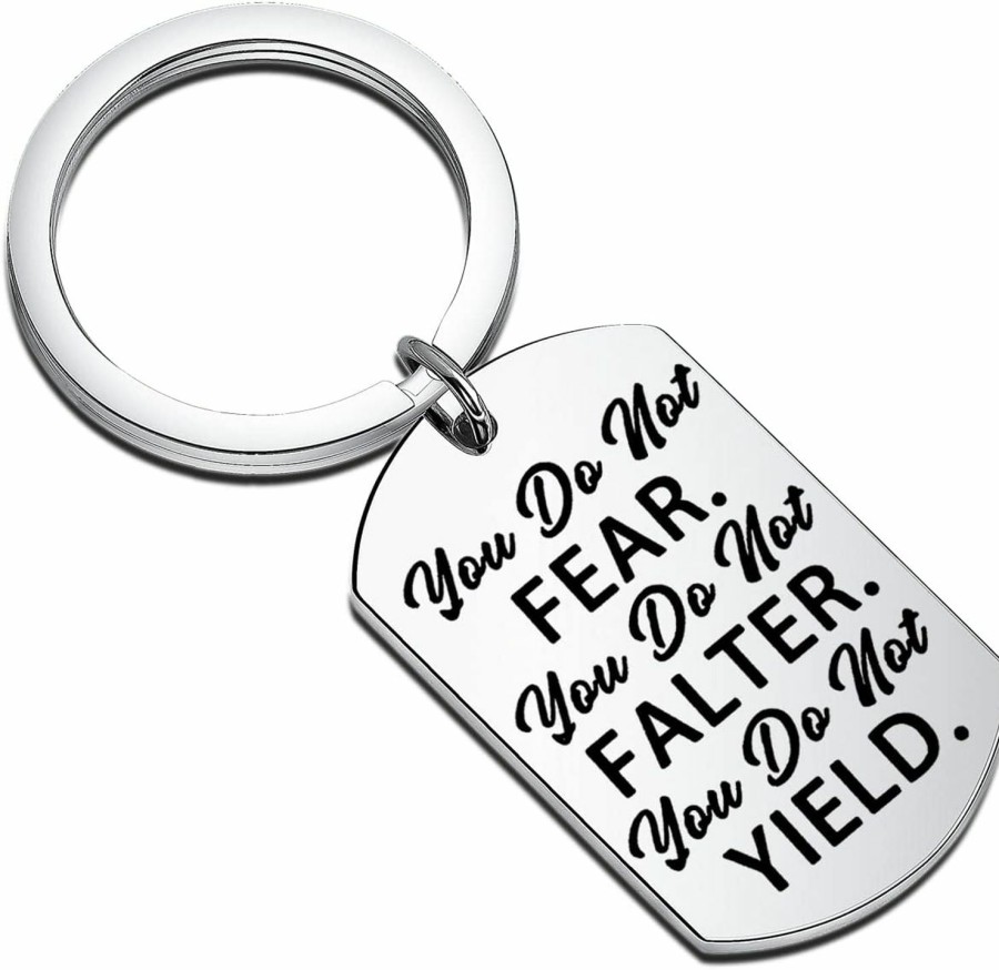 Hot OKEYCH Okeych T-Og Inspired Gift You Do Not Yield Keychain Jewelry S-Jm Merch Bookish Gift