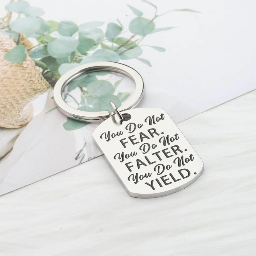 Hot OKEYCH Okeych T-Og Inspired Gift You Do Not Yield Keychain Jewelry S-Jm Merch Bookish Gift