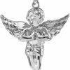 Online Claddagh Gold Religious Jewelry By Fdj .925 Sterling Silver Angel Charm Pendant - Pendant Only