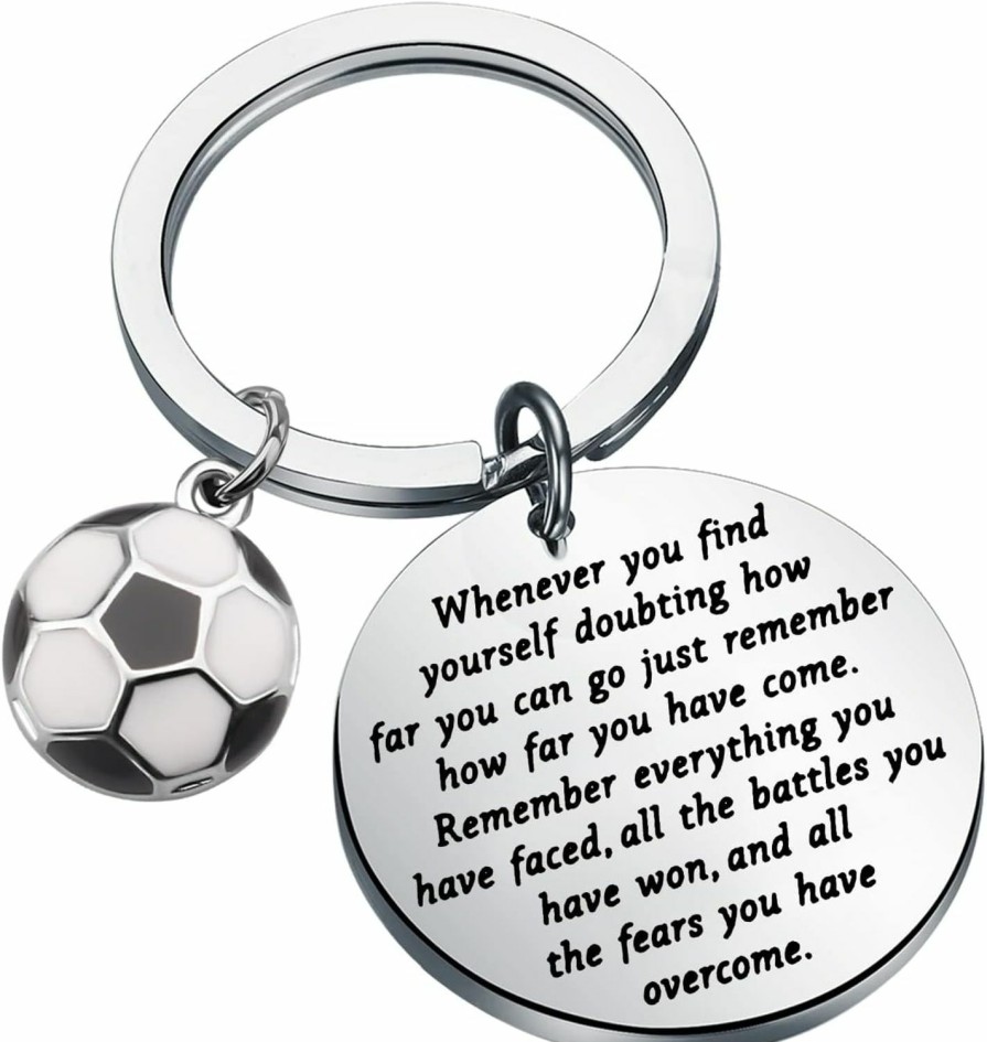 Clearance Lywjyb Birdgot Lywjyb Birdgot Soccer Keychain Inspirational Gift Soccer Gifts For Soccer Lover Gift