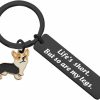 Best ENSIANTH Ensianth Funny Corgi Keychain Life'S Short But So Are My Legs Keychain Dogs Lover Gifts Inspirational Gift