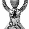 Online Shine Jewel 925 Sterling Silver Ethiopian Opal Stone Celtic Goddess Of Fertility Charm Oxidized Pendant