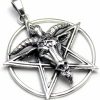 Hot Amazon Cosumosu Inverted Pentacle Devil Star 925 Sterling Silver Pendant Charm