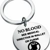 Online BEKECH Bekech Keychain Jw Gifts Jehovah Witnesses Keyring Medical Directive Gift