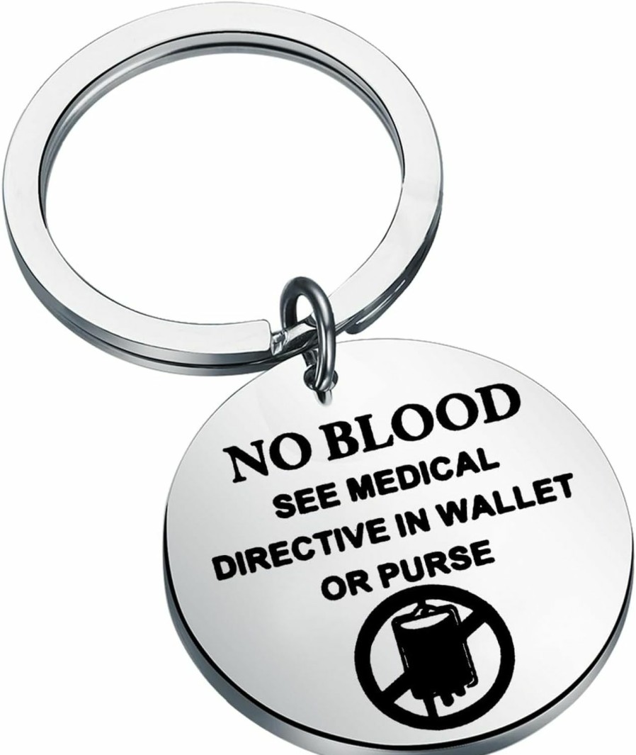 Online BEKECH Bekech Keychain Jw Gifts Jehovah Witnesses Keyring Medical Directive Gift