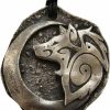 Clearance Dogs Of Valhalla Dogs Of Valhalla Wolf Moon Pendant In Bronze