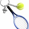 New CHOORO Chooro Tennis Player Gifts 3D Mini Tennis Racket And Tennis Ball Keychain Set Tennis Gift For Tennis Lovers