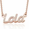 Best ENSIANTH Ensianth Lola Necklace Grandma Jewelry Lola Letter Necklace Nana Mimi Gigi Gift Family Jewelry