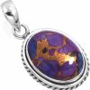 Clearance JEWELOPORIUM Jeweloporium 925 Sterling Silver Handmade Pendant For Women 12X16 Oval Gemstone Statement Jewelry For Gift (99548_P)