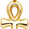 Wholesale GoldenMine Fine Jewelry Collection 14K Yellow Gold Ankh Religious Cross Pendant