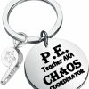 Online TIIMG Tiimg Physical Education Gift School Coach Keychain Pe Teacher Gift Teacher Appreciation Gift Phys Ed Gifts Gym Teacher Gift