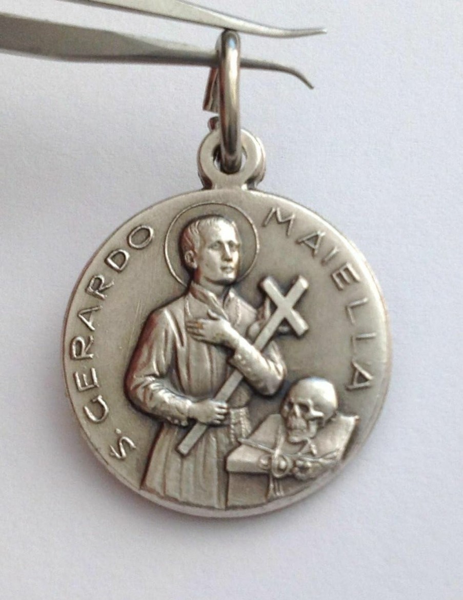 Wholesale I G J Saint Gerard Maiella Medal -The Patron Saint Of Pregnant Womens - Made In Italy