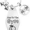 Online KUIYAI Gym Training Gift Bodybuilder Gift Workout Gift Fitness Training Gift Gymaholic Gift Off To The Gym Keychain For Gym Lovers