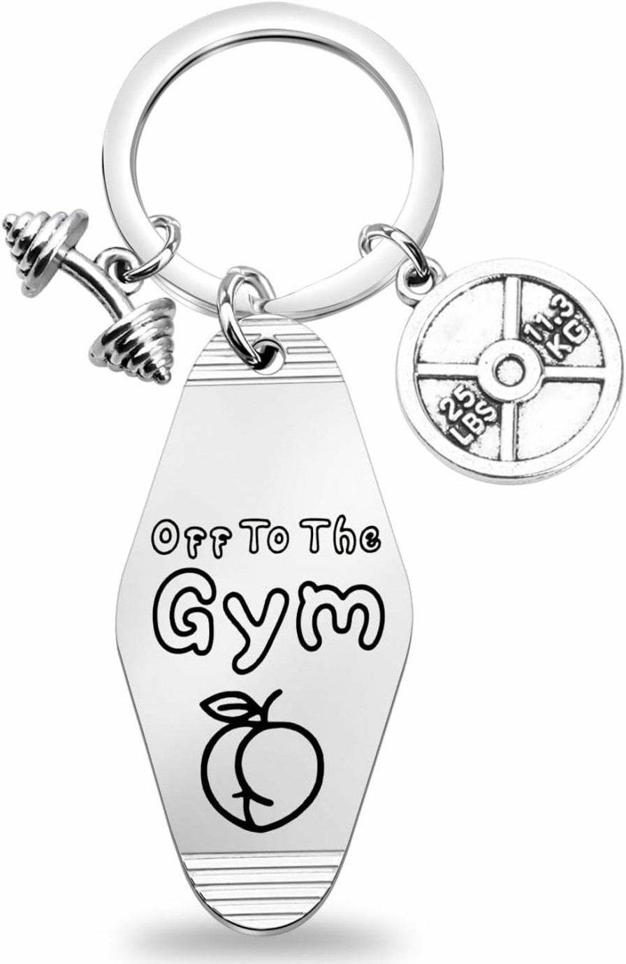 Online KUIYAI Gym Training Gift Bodybuilder Gift Workout Gift Fitness Training Gift Gymaholic Gift Off To The Gym Keychain For Gym Lovers