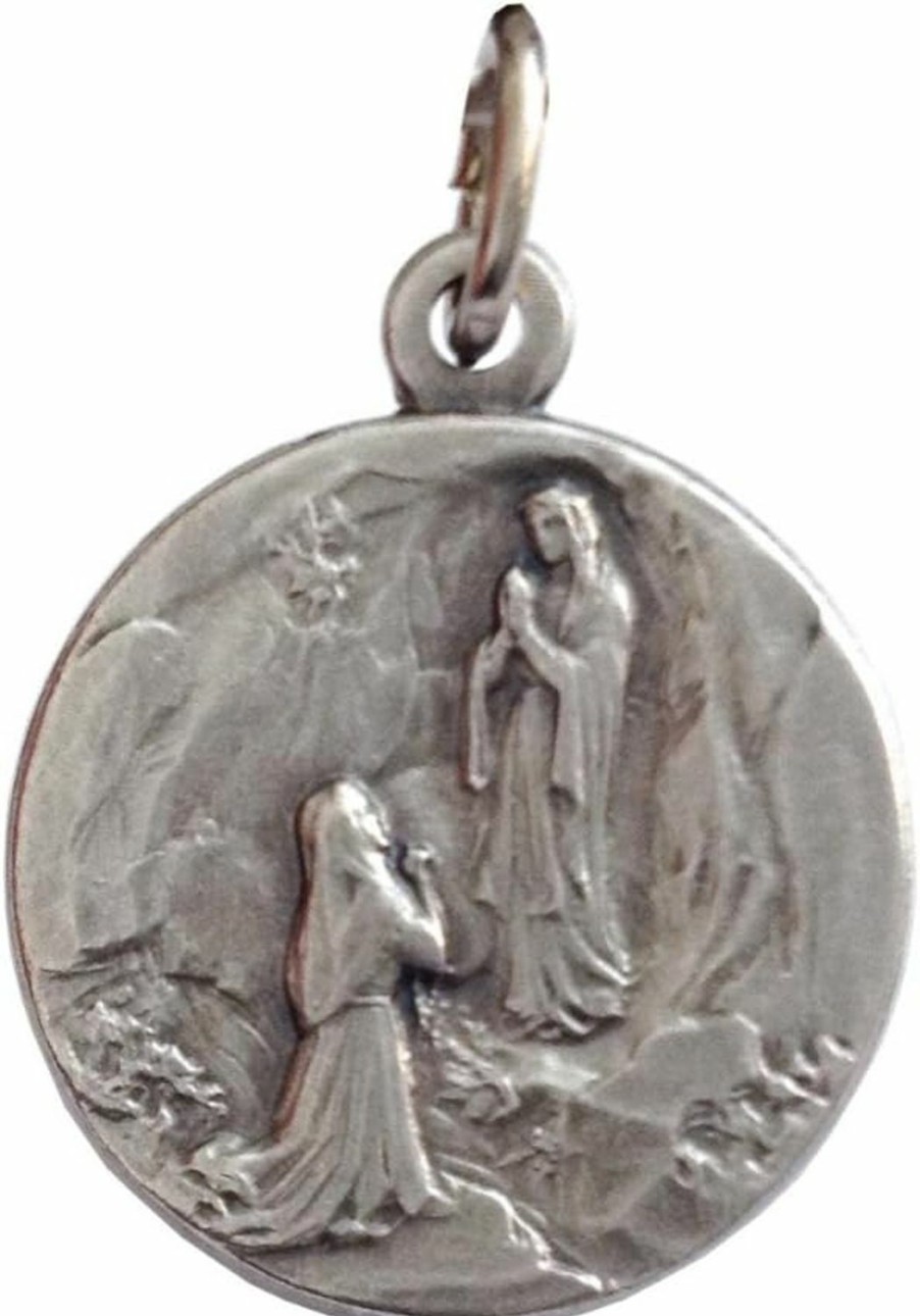 New I G J I G J Madonna Of Lourdes Medal - The Patron Saints Medals