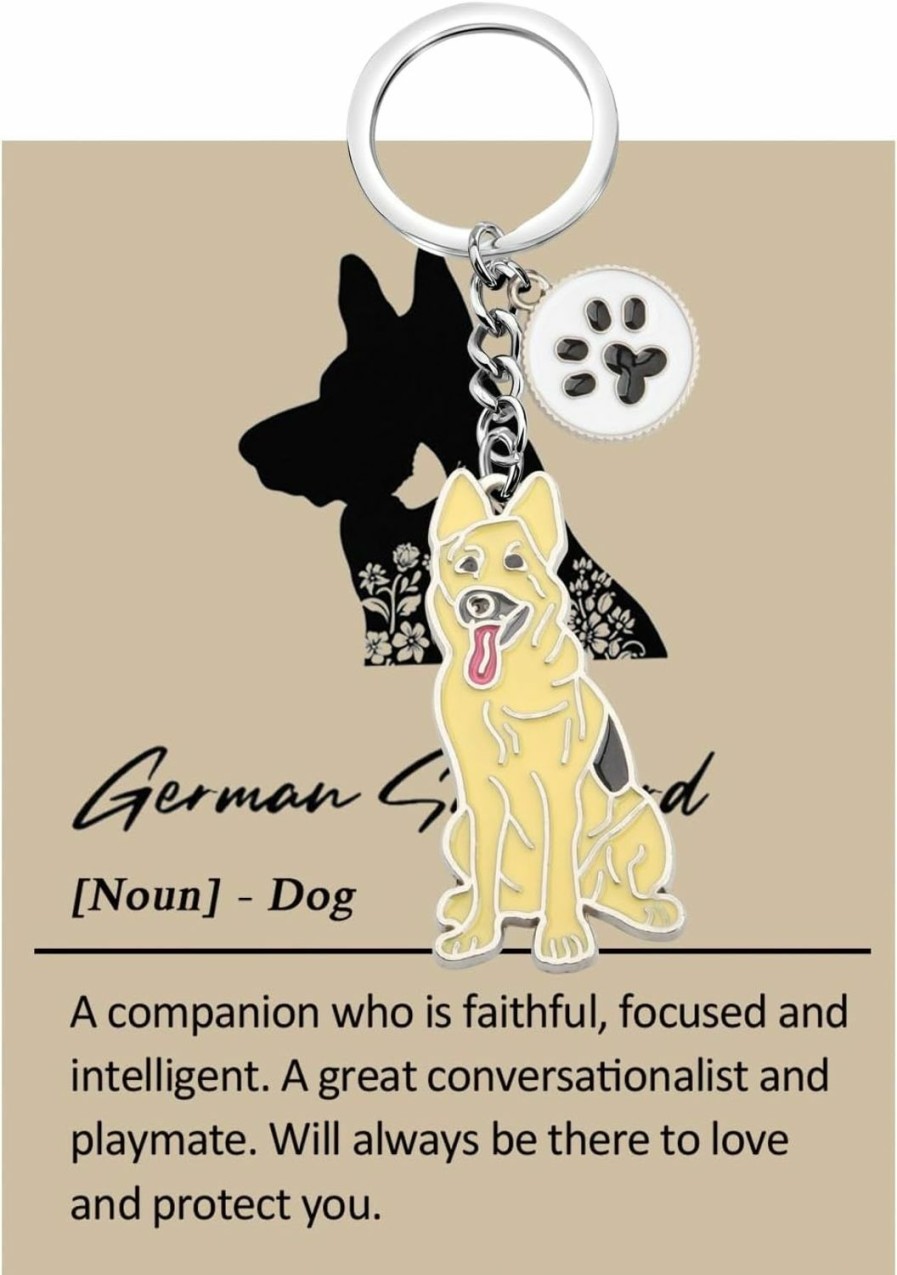 Best Lywjyb Birdgot Lywjyb Birdgot German Shepherd Gift German Shepherd Dog Keychain German Shepherd Lover Gift For Daughter