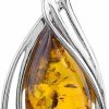 Online Ian and Valeri Co. Ian And Valeri Co. Amber Sterling Silver Tear Drop Pendant