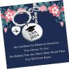 New LQRI Lqri Cna 2024 Keychain Cna Gift Cna Stethoscope Medical Jewelry Certified Nursing Assistant Gift Cna Graduation Gifts