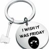 New BLEOUK Bleouk Jason Fans Keychain Friday Horror Movie Lover Gifts Scary Movie Gift Halloween Party Jewelry