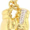 Best Jewelry America Jewelry America High Polish 14K Yellow Gold 3D Boxing Gloves Charm Sports Pendant