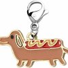 Wholesale WSNANG Wsnang Dog Owner Gifts Dachshund Pendant Zipper Pull Charm With Lobster Clasp Dachshund Dog Lover Gifts