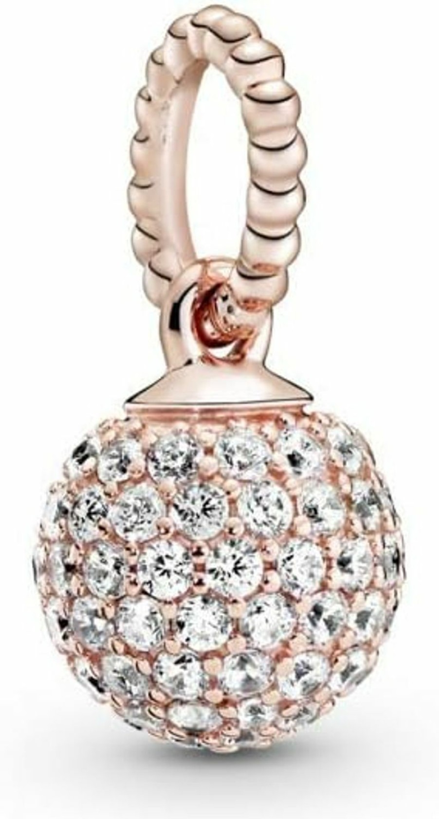 Hot Pandora Pandora Pave Ball, Clear Cz