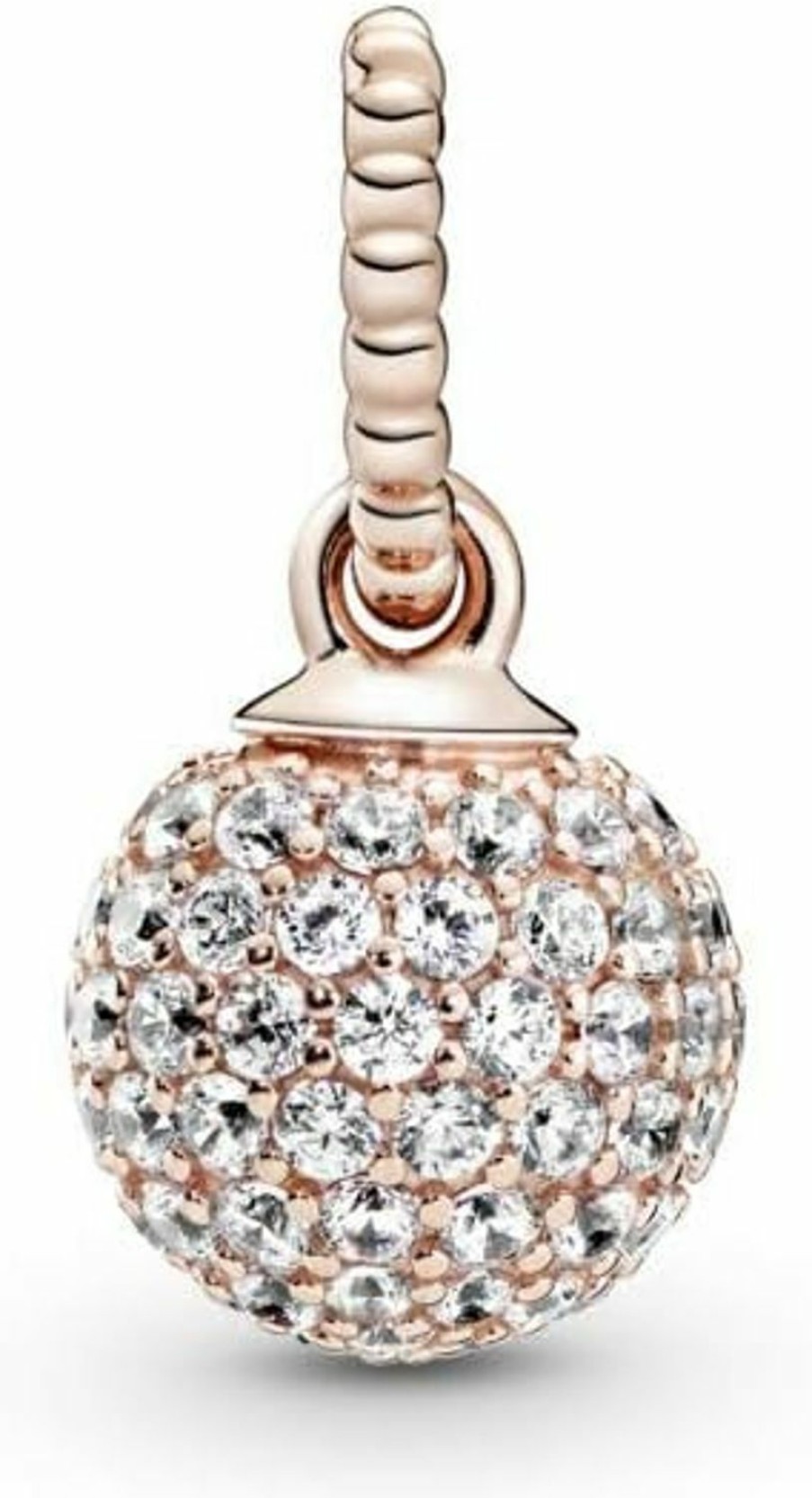 Hot Pandora Pandora Pave Ball, Clear Cz