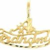 Online FindingKing 14K Yellow Gold #1 Grandma Charm Pendant