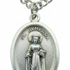 Online Westman Works Westman Works Patron Saints Silver Tone Metal Pendant 3/4 Inch Long Italian Medal With Chain