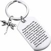 New MYOSPARK Myospark Dragonfly Keychain Graduation Gift Dragonfly Lovers Gift Encouragement Gifts For Her