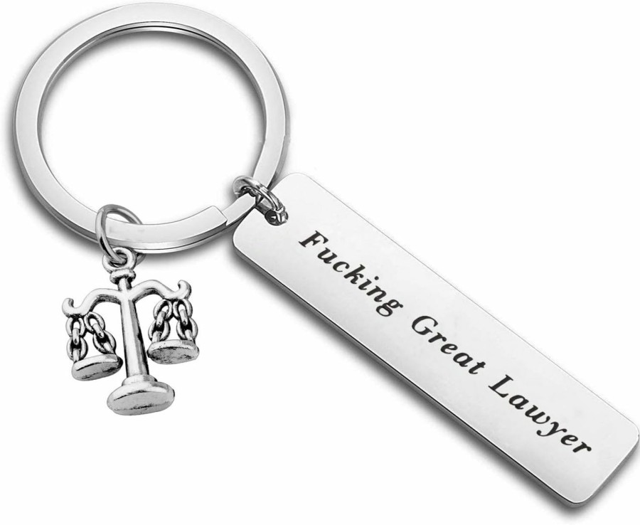 Best LQRI Lqri Scales Of Justice Lawyer Gifts Fucking Great Lawyer Keychain Thank You Gift For Lawyer