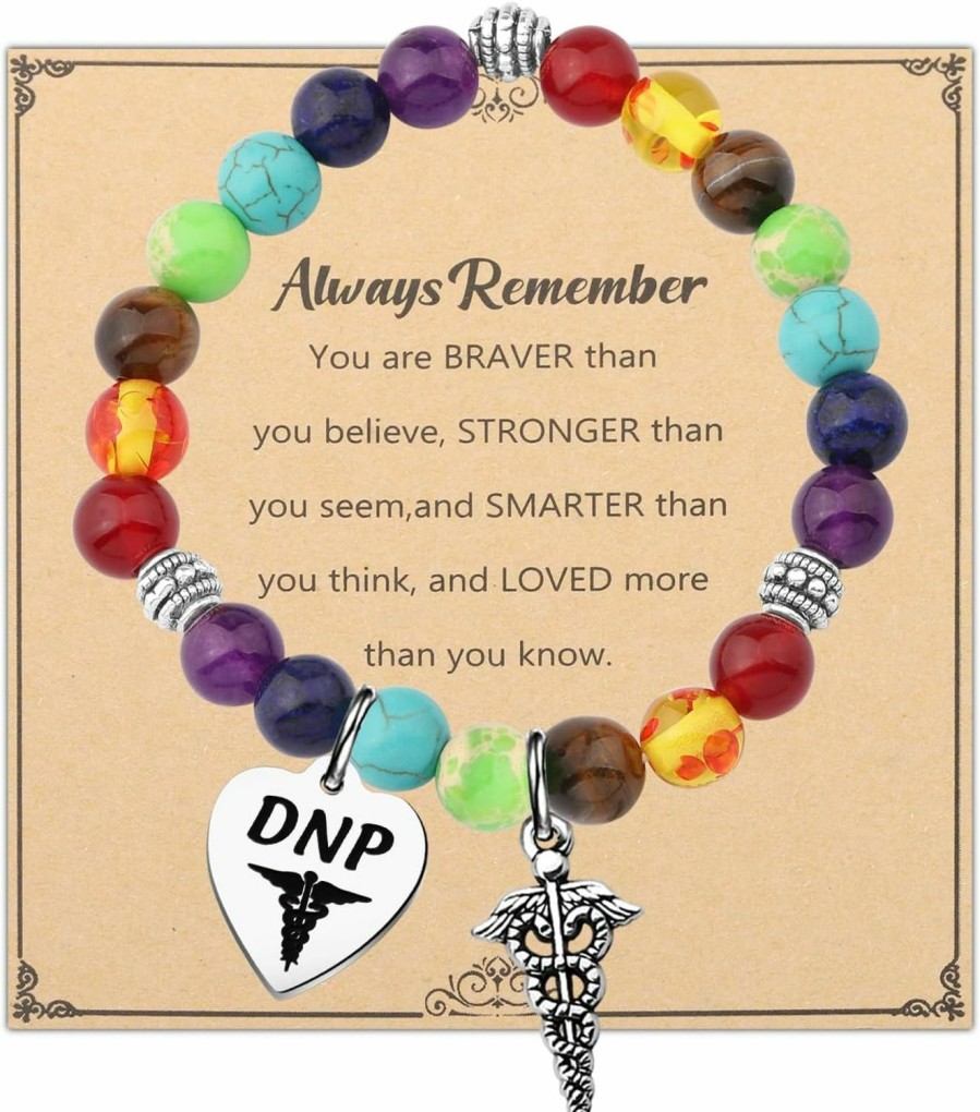 Online WSNANG Wsnang Dnp Keychain Doctor Of Nursing Practice Graduation Gift You Are Braver Stronger Smarter Than You Think Keychain