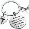 Best bobauna Bobauna Dpt Keychain Doctor Of Physical Therapy Jewelry Dpt Graduate Gift Miracle Worker Title Medical School Student Gift